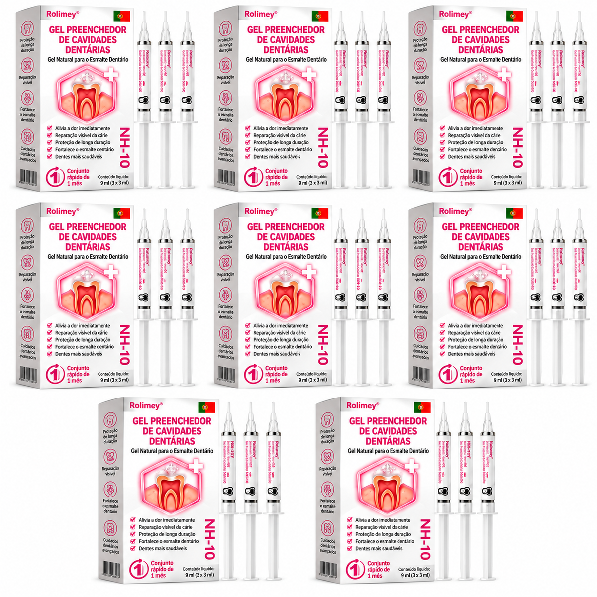 🇵🇹 Loja Oficial |🦷🎄Rolimey® DenPerm – Gel natural de preenchimento do esmalte dentário para o tratamento de cáries