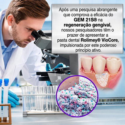 🇵🇹 Loja Oficial |🦷🧀 Rolimey® VioCore Pasta de dentes para o tratamento da inflamação das gengivas e da periodontite com veneno de abelha