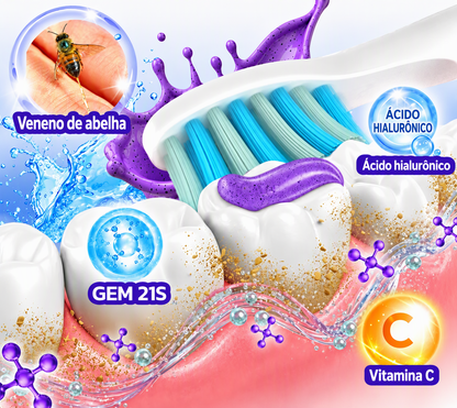 🇵🇹 Loja Oficial |🦷🧀 Rolimey® VioCore Pasta de dentes para o tratamento da inflamação das gengivas e da periodontite com veneno de abelha
