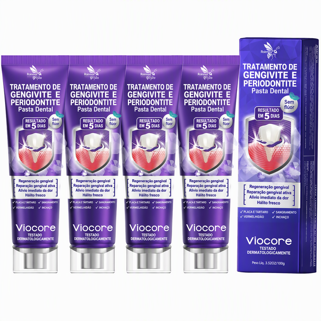 🇵🇹 Loja Oficial |🦷🧀 Rolimey® VioCore Pasta de dentes para o tratamento da inflamação das gengivas e da periodontite com veneno de abelha