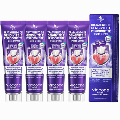 🇵🇹 Loja Oficial |🦷🧀 Rolimey® VioCore Pasta de dentes para o tratamento da inflamação das gengivas e da periodontite com veneno de abelha