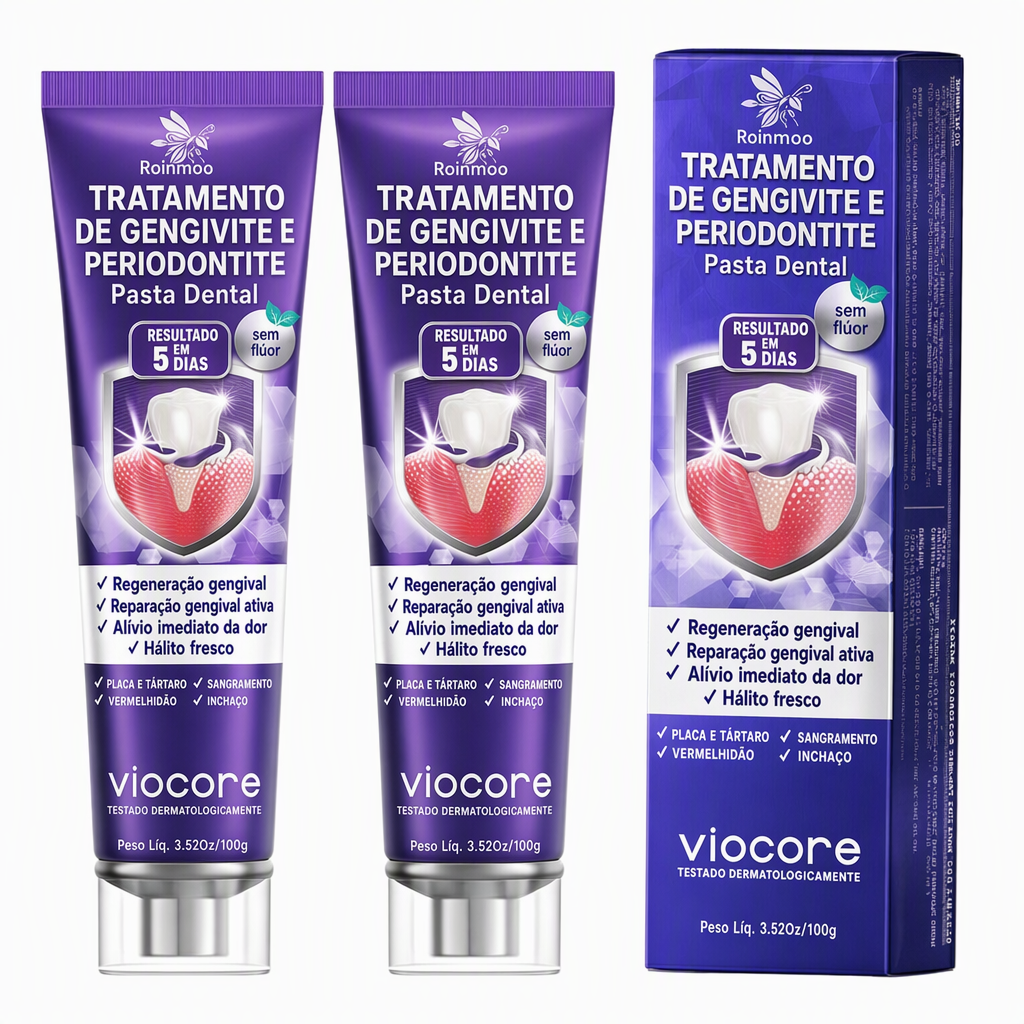 🇵🇹 Loja Oficial |🦷🧀 Rolimey® VioCore Pasta de dentes para o tratamento da inflamação das gengivas e da periodontite com veneno de abelha
