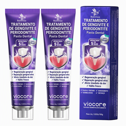 🇵🇹 Loja Oficial |🦷🧀 Rolimey® VioCore Pasta de dentes para o tratamento da inflamação das gengivas e da periodontite com veneno de abelha