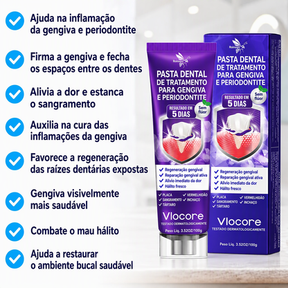 🇵🇹 Loja Oficial |🦷🧀 Rolimey® VioCore Pasta de dentes para o tratamento da inflamação das gengivas e da periodontite com veneno de abelha