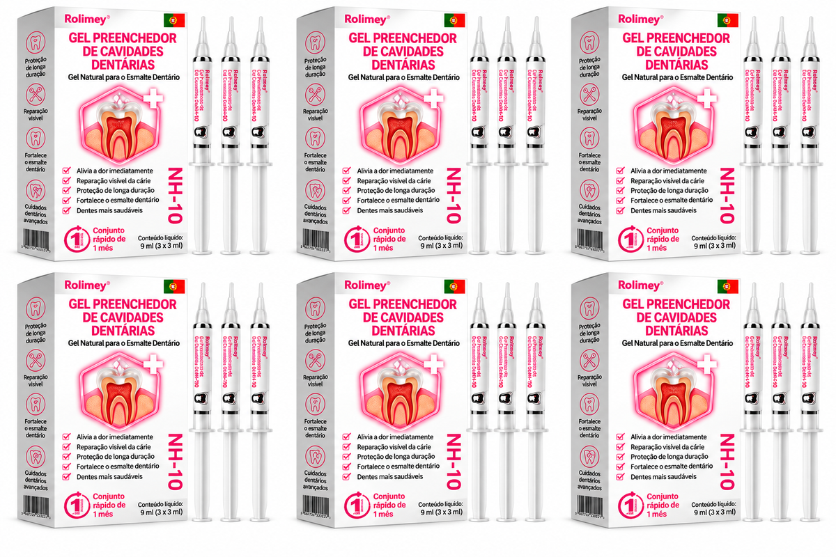 🇵🇹 Loja Oficial |🦷🎄Rolimey® DenPerm – Gel natural de preenchimento do esmalte dentário para o tratamento de cáries