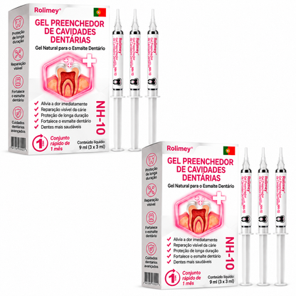 🇵🇹 Loja Oficial |🦷🎄Rolimey® DenPerm – Gel natural de preenchimento do esmalte dentário para o tratamento de cáries