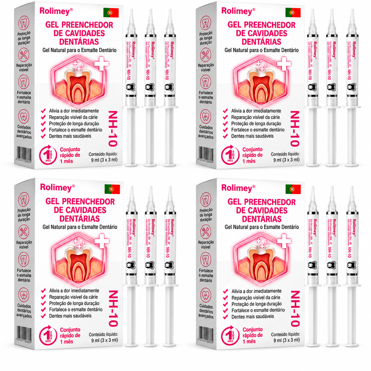 🇵🇹 Loja Oficial |🦷🎄Rolimey® DenPerm – Gel natural de preenchimento do esmalte dentário para o tratamento de cáries
